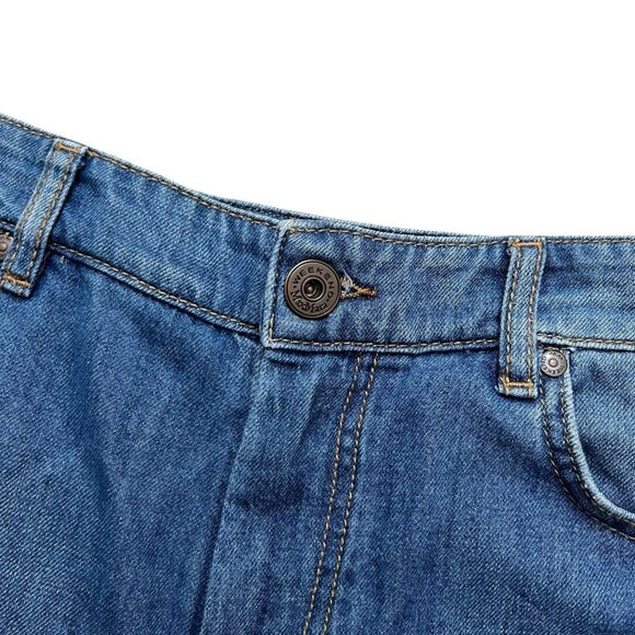 Weekend Max Mara Vega High Waist Wide Leg Jean Medium Wash 6 Flare Western Boho - Picture 3 of 11